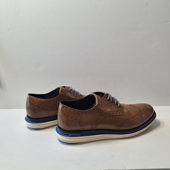 Cole Haan Men’s Original Grand Wingtip Oxford Shoes Safari Leather/Ivory Size 8W main image 10